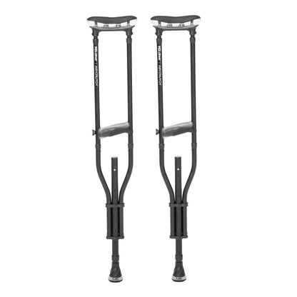 MD by Drive Air Crutch Adjustable Foam Pads Gel Handles Onyx medical supply