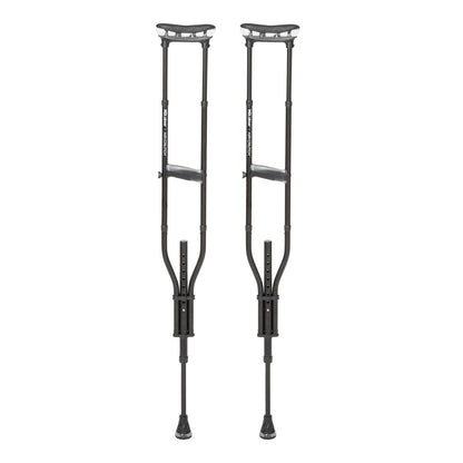 MD by Drive Air Crutch Adjustable Foam Pads Gel Handles Onyx medical supply