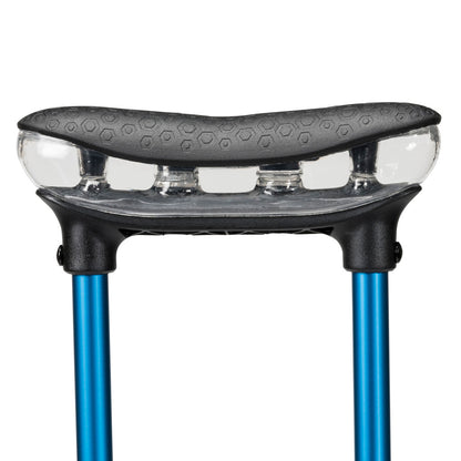 MD by Drive Air Crutch Adjustable Foam Pads Gel Handles Sapphire medical supply