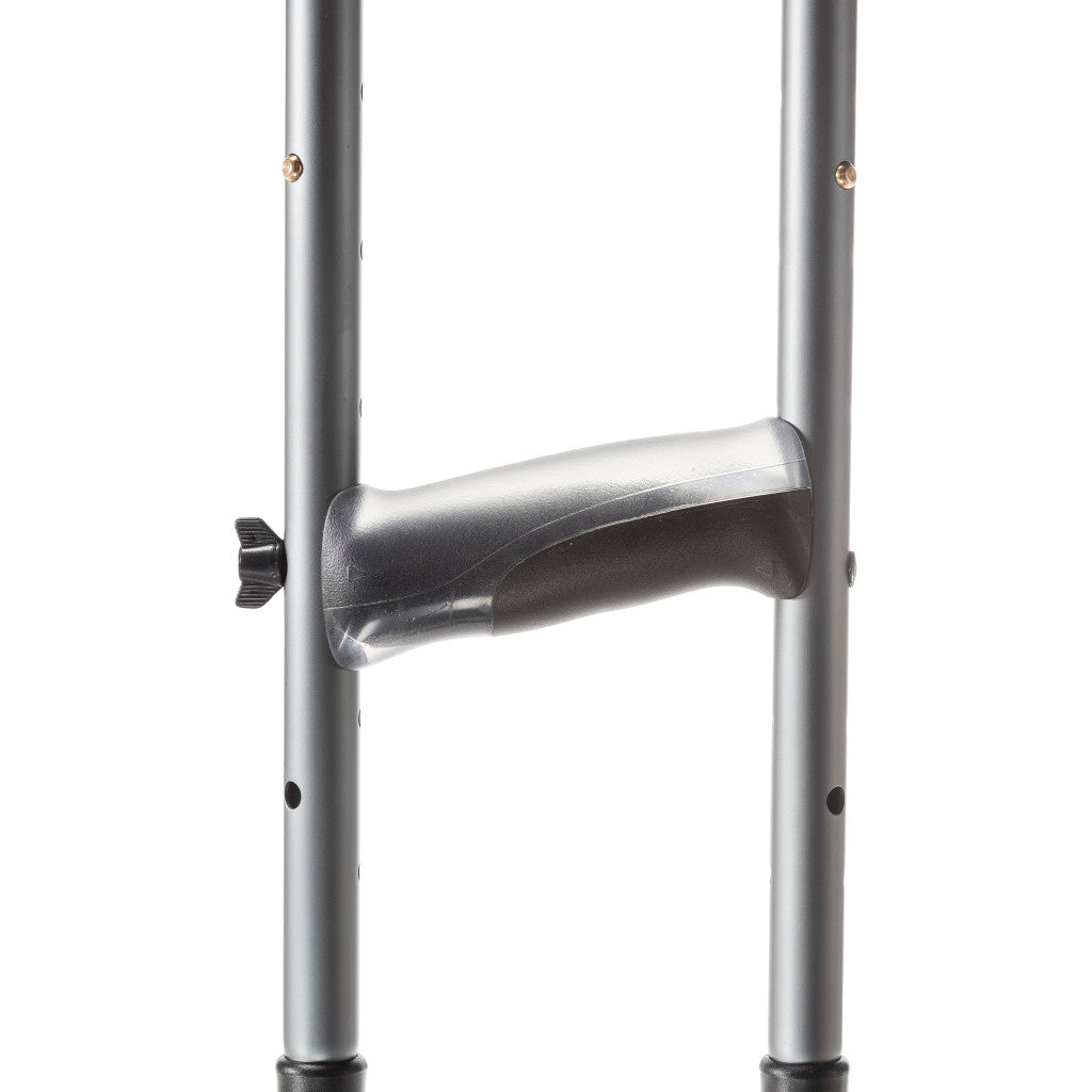 MD by Drive Air Crutch Adjustable Foam Pads Gel Handles Slate medical supply