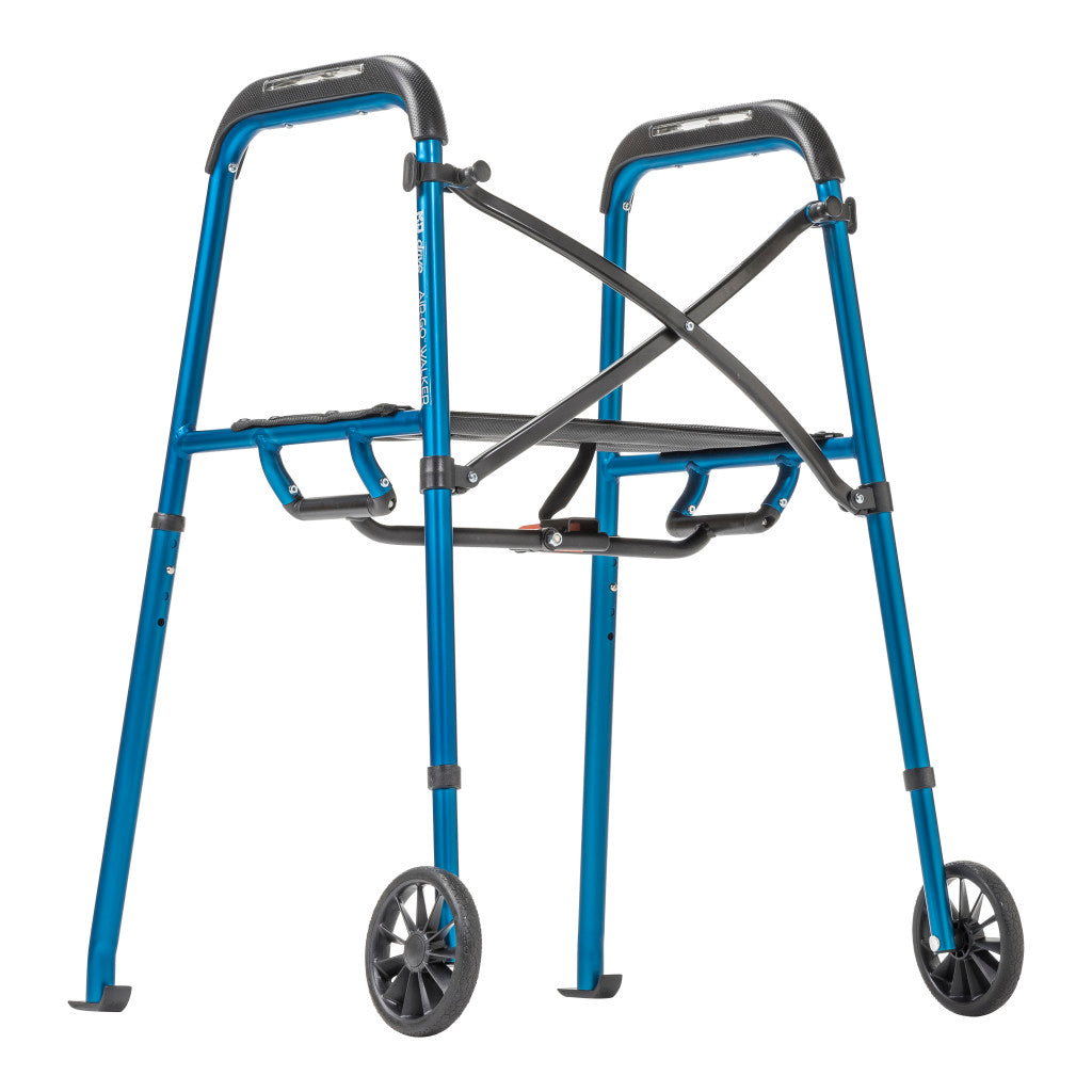 MD by Drive Air-Go Walker with Seat Sapphire medical supply