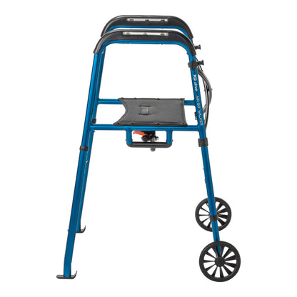 MD by Drive Air-Go Walker with Seat Sapphire medical supply