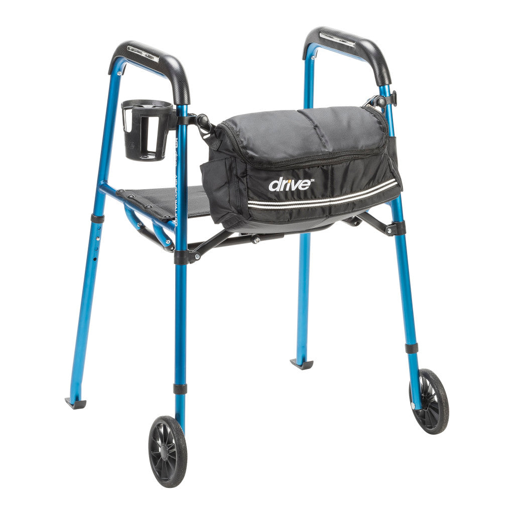MD by Drive Air-Go Walker with Seat Sapphire medical supply