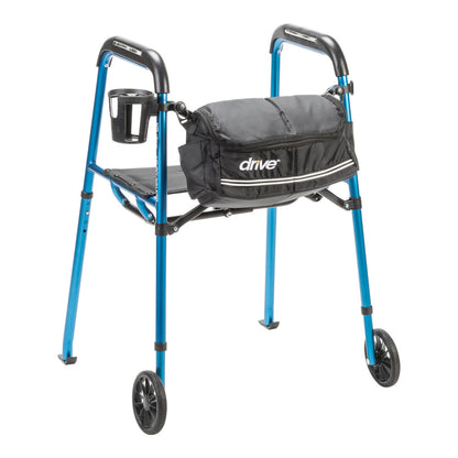 MD by Drive Air-Go Walker with Seat Sapphire medical supply