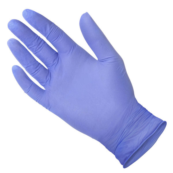 Medgluv Nitrile Exam Gloves Textured Blue Small Case of 1000 medical supply