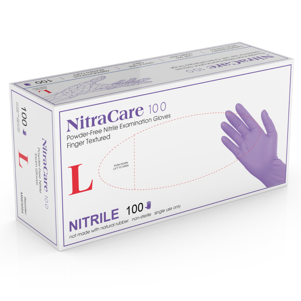 Medgluv Nitrile Exam Gloves Textured Blue Small Case of 1000 medical supply