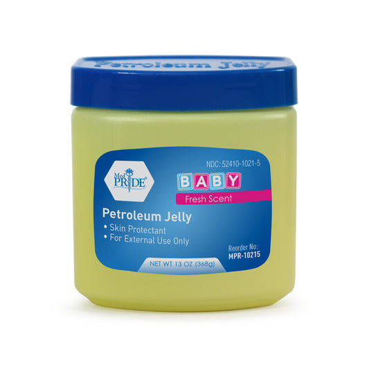 MedPride Petroleum Jelly, Baby Blue, 13 oz (MPR-10215) medical supply
