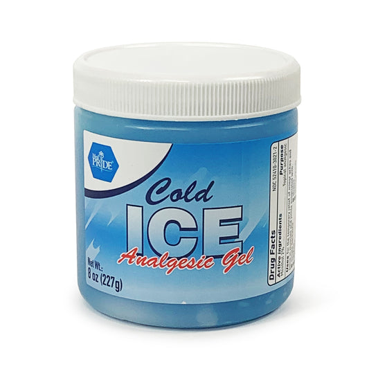 MedPride Analgesic Ice Gel 8oz Jars 24 Case medical supply