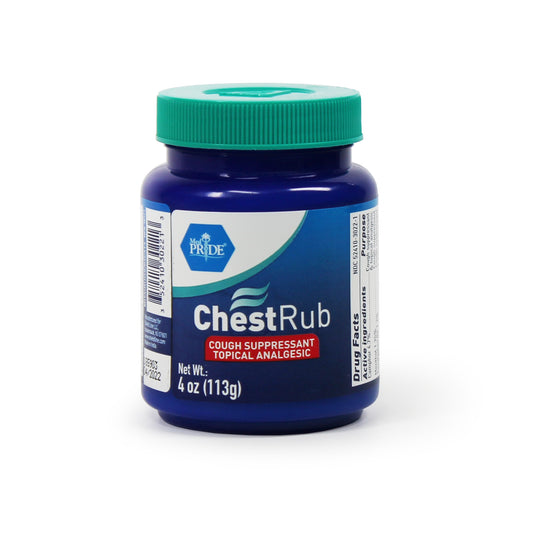 MedPride Vaporizing Chest Rub 4oz Jars 24 Case medical supply