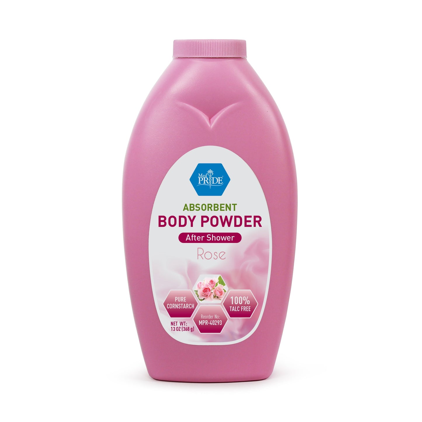 Body Powder, with seal, 13 oz (MPR-40273), Pink