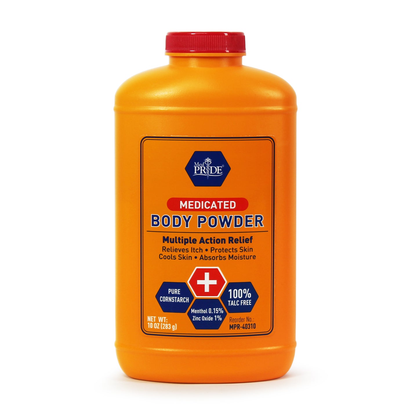 MedPride Medicated Body Powder with Seal 10 oz 24/cs medical supply