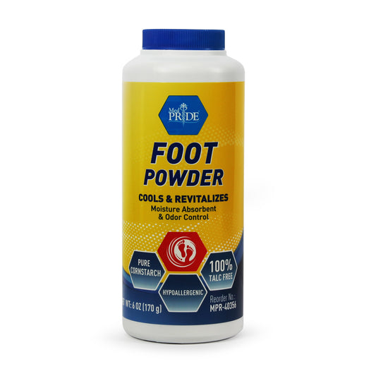 MedPride Foot Powder With Seal 6 oz 36/Case medical supply