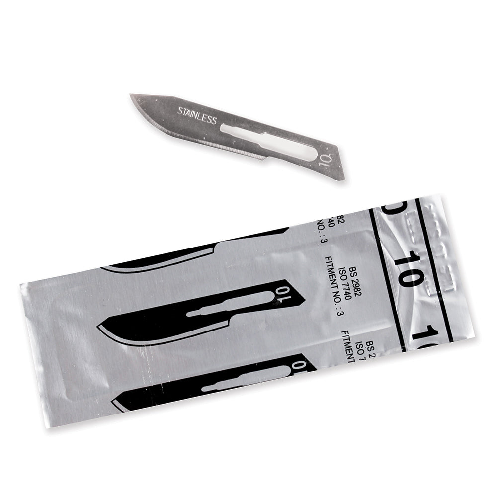 MedPride Surgical Blades Stainless Steel Sterile #10 100/bx medical supply