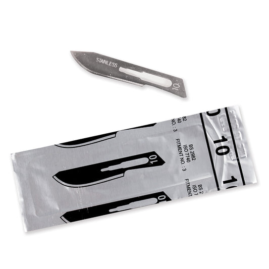 MedPride Surgical Blades Stainless Steel Sterile #10 100/bx medical supply
