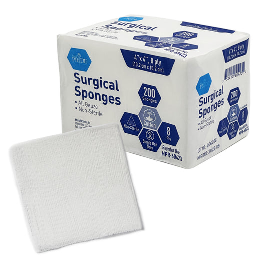 MedPride Surgical Gauze Sponge 4x4 8-Ply Case medical supply
