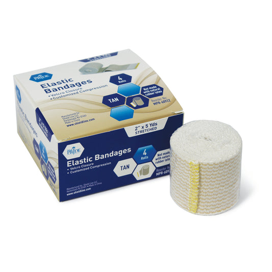 MedPride Velcro Elastic Bandages 2 in Yellow medical supply
