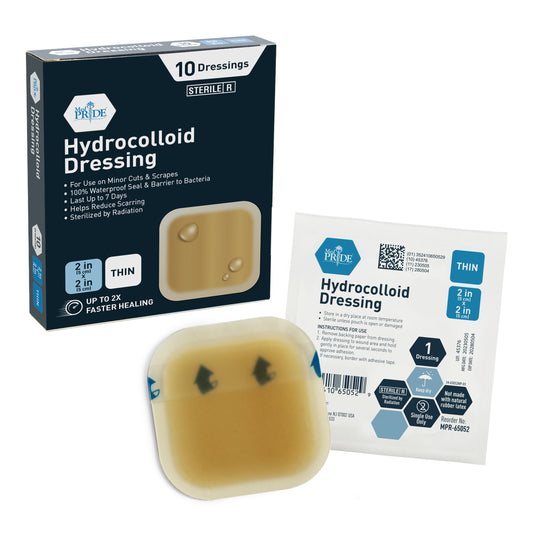 MedPride Hydrocolloid Dressing Thin 2x2 Case medical supply