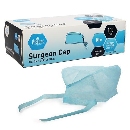 MedPride Surgeons Caps Blue 5/100/cs medical supply