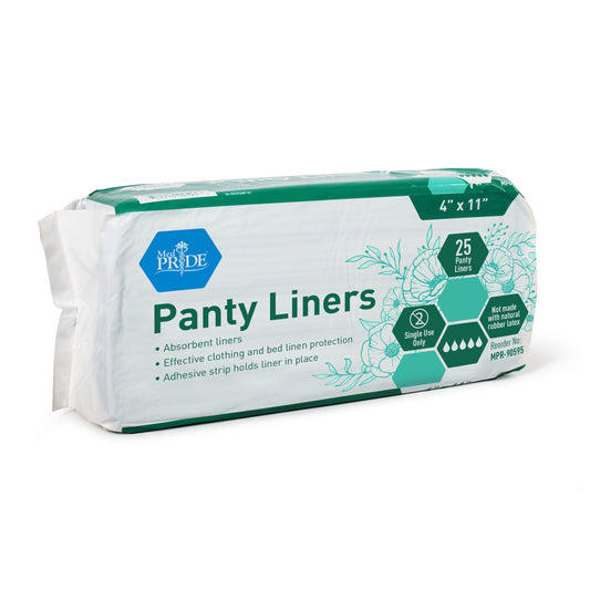 MedPride Panty Liners 4" x 11" 21 Gram Case medical supply