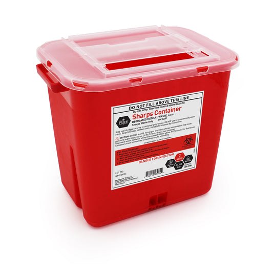 MedPride 2 Gallon Sharps Container Case of 20 medical supply