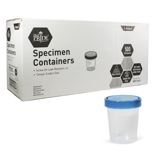 MedPride Specimen Containers 4oz 500 Cups medical supply