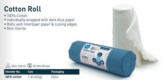 MedPride Cotton Roll Case of 25 medical supply