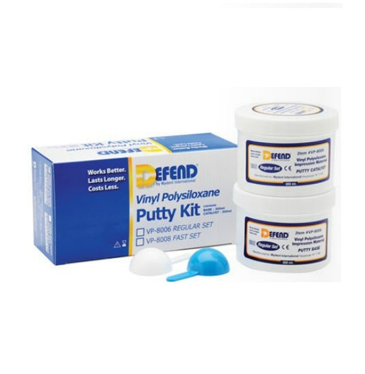 Defend Super Hydrophilic VPS Putty Fast Set Kit medical supply