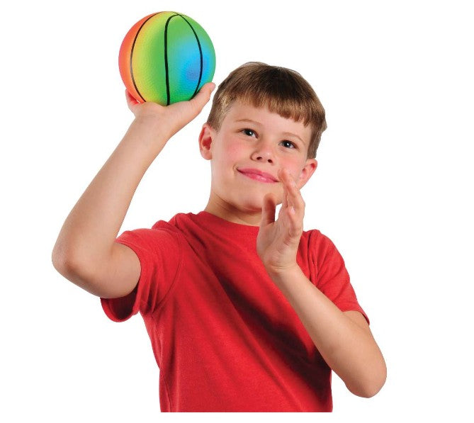 DDays Rainbow Mini Basketballs - 5", 48/Case (2269303) medical supply