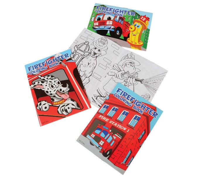 DDays Mini Firefighter Coloring Books - Assorted (1903706) medical supply