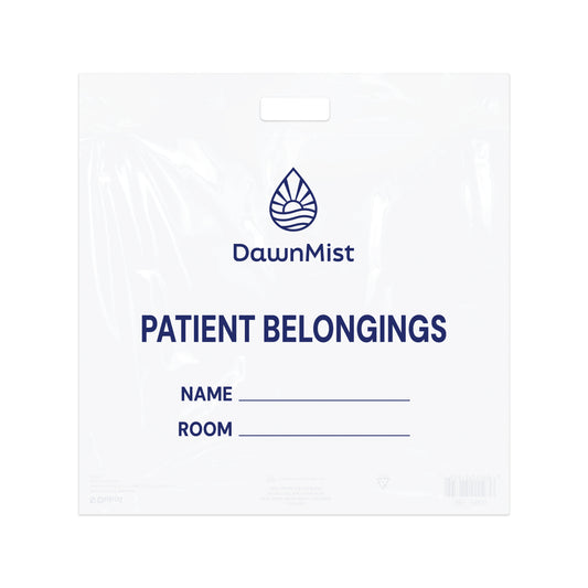 Dawn Mist Patient Belonging Bags White 20" x 18.5" Case medical supply