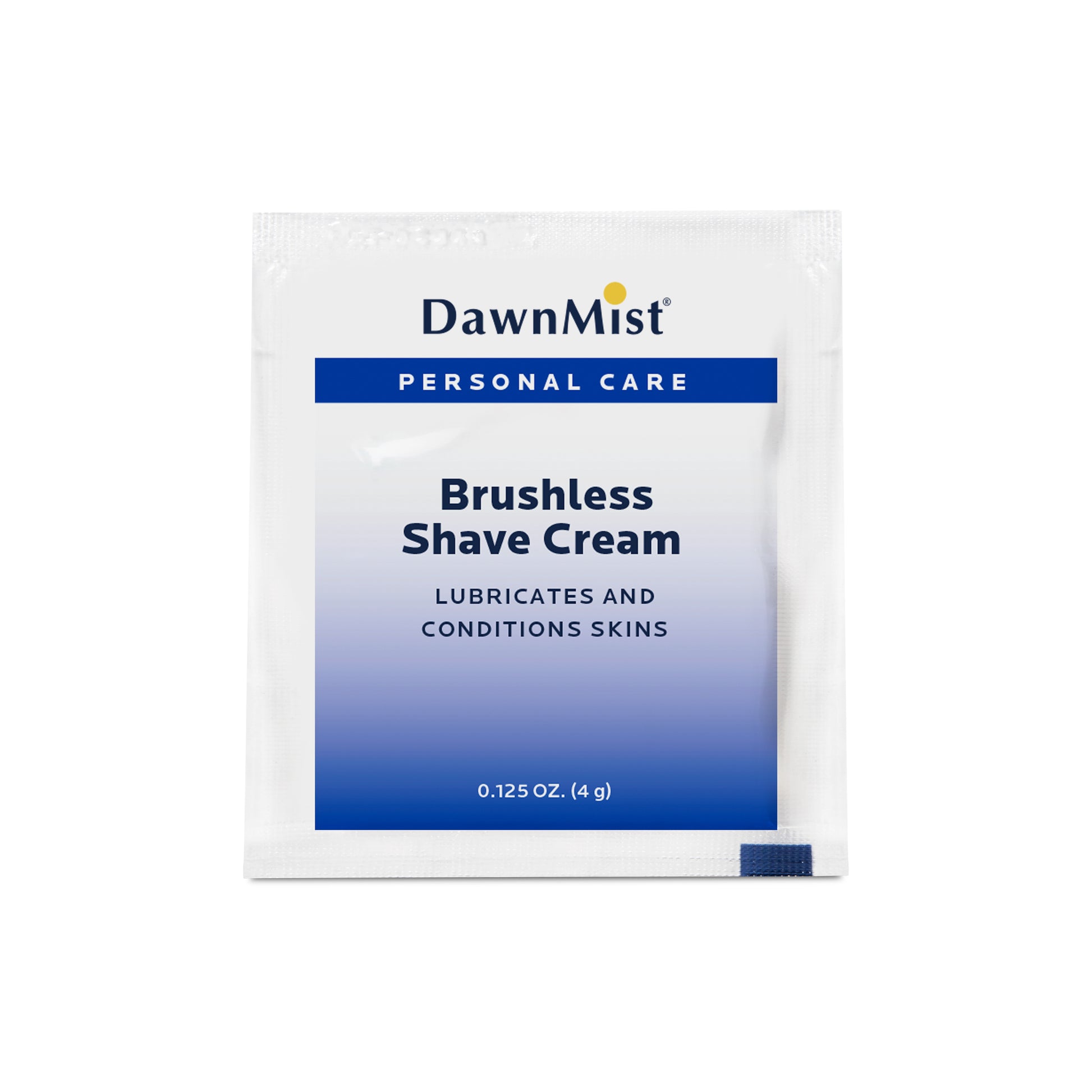Dawn Mist Single Use Brushless Shave Cream 0.125 oz medical supply