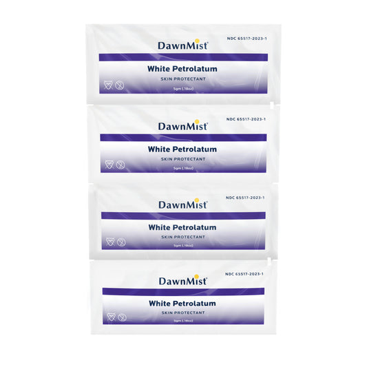 Dawn Mist White Petrolatum 5 g Packets medical supply