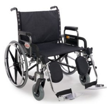 Everest & Jennings Paramount XD 30in Desk Swingaway Footrest 650lb Bariatric Wheelchair medical supply