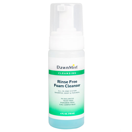 Dawn Mist Rinse Free Foam Cleanser 4 oz medical supply
