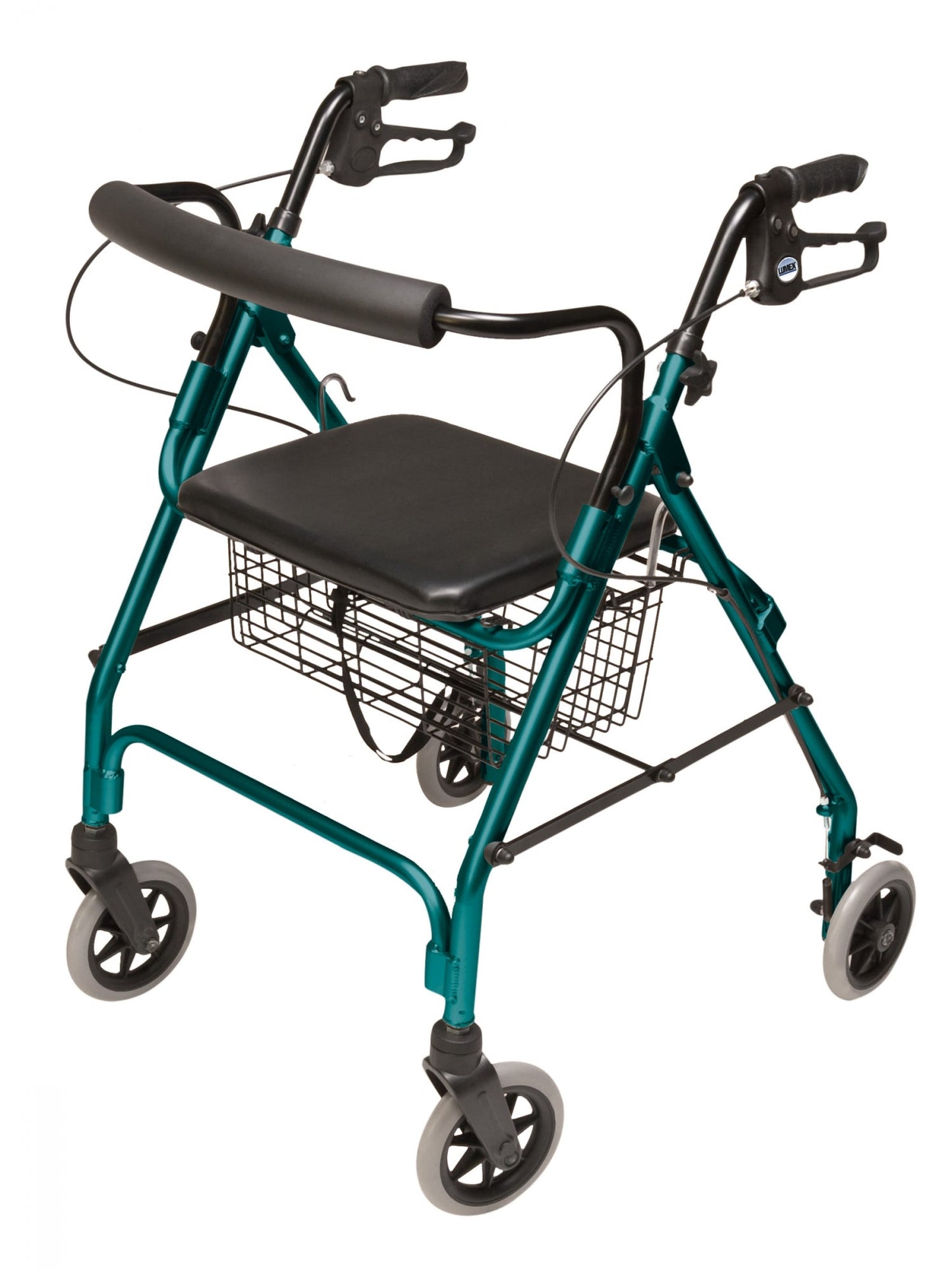 Lumex, Walkabout Lite Four-Wheel Rollator (RJ4300K), Teal