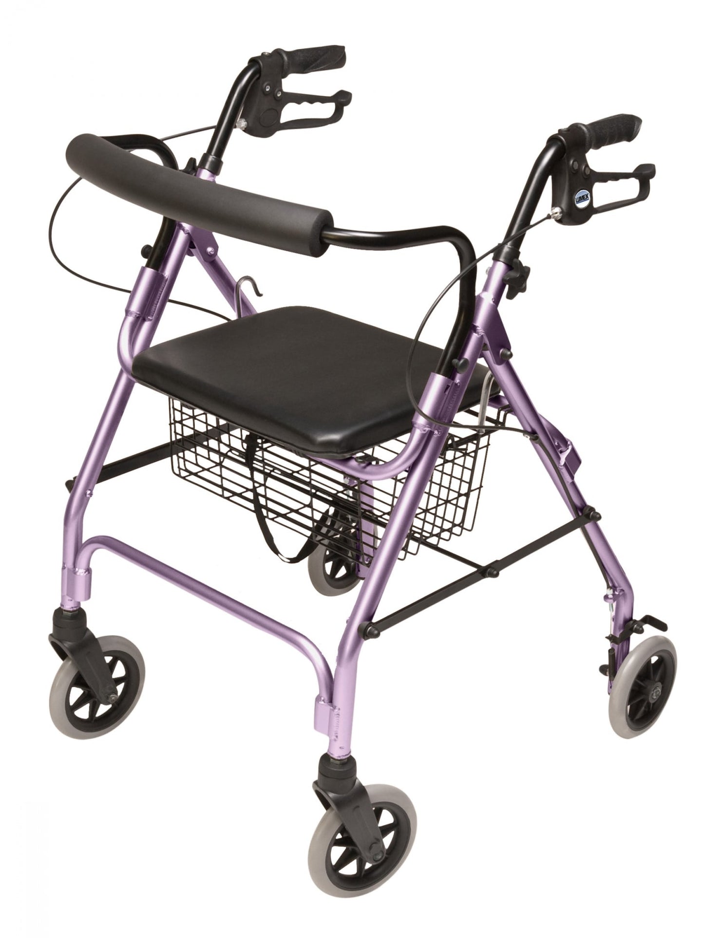 Lumex, Walkabout Lite Four-Wheel Rollator (RJ4300K), Lavender