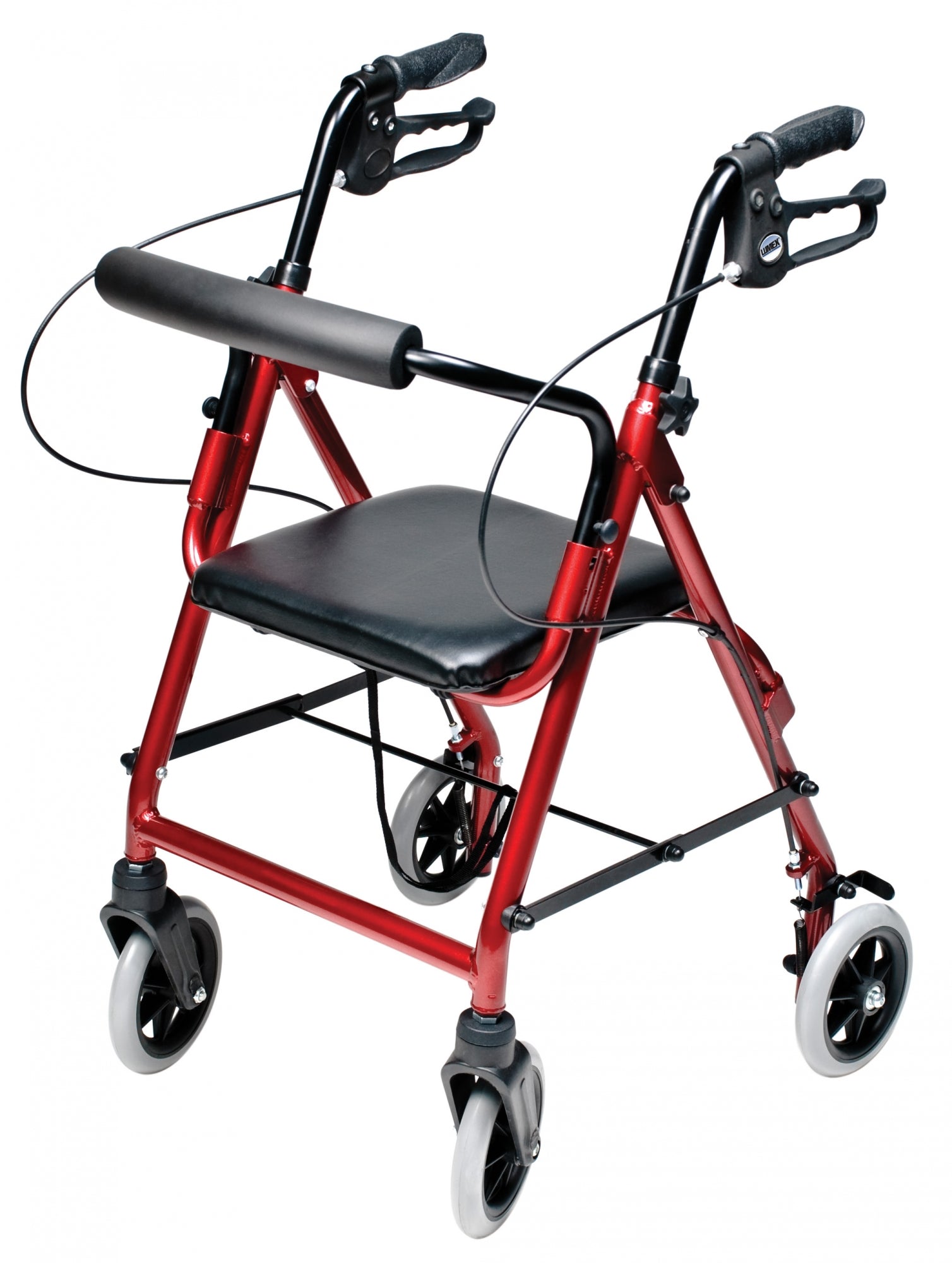 Lumex Walkabout Lite Junior Rollator Burgundy medical supply