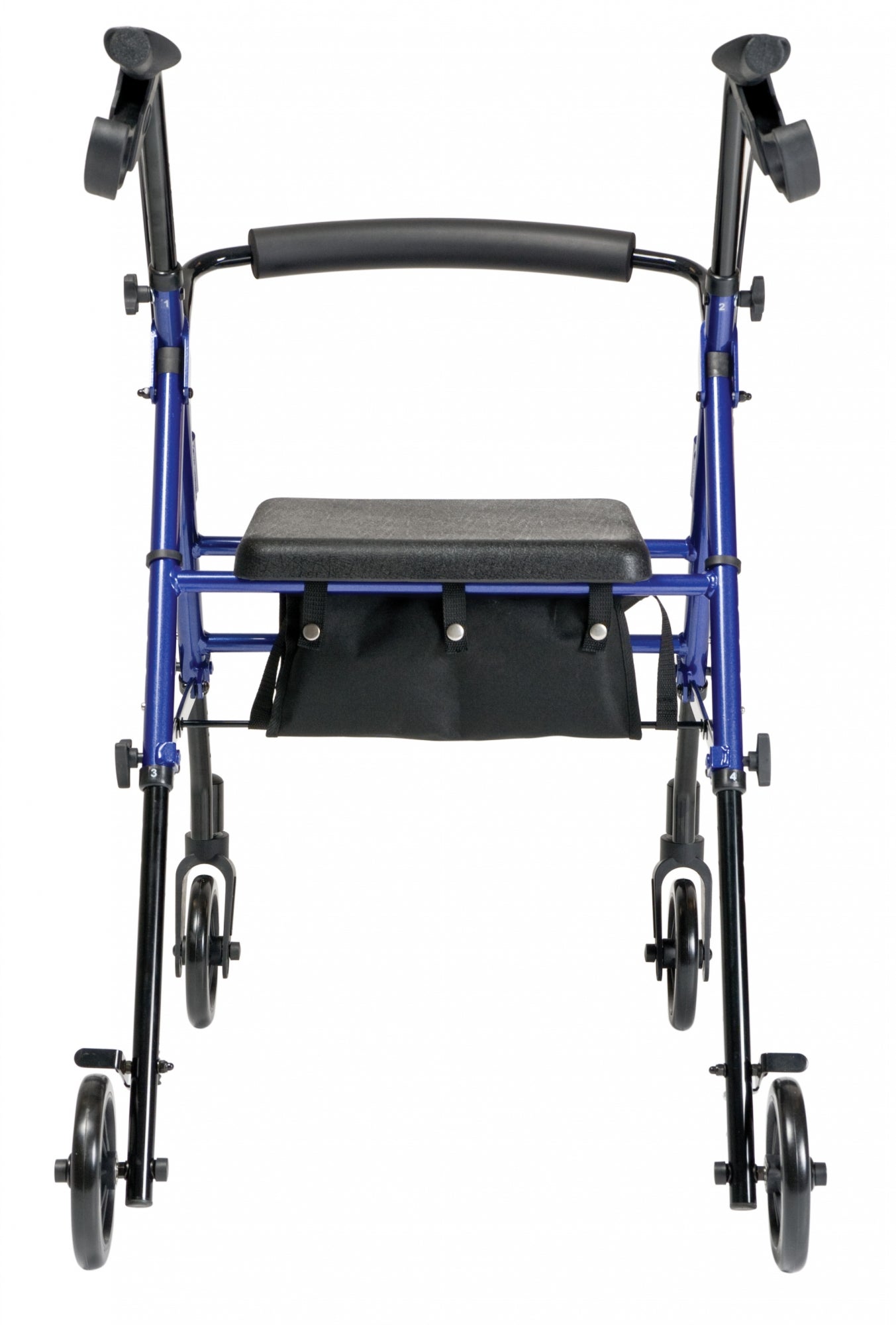Lumex, Set n’ Go, Height Adjustable Rollator (RJ4700B), Blue