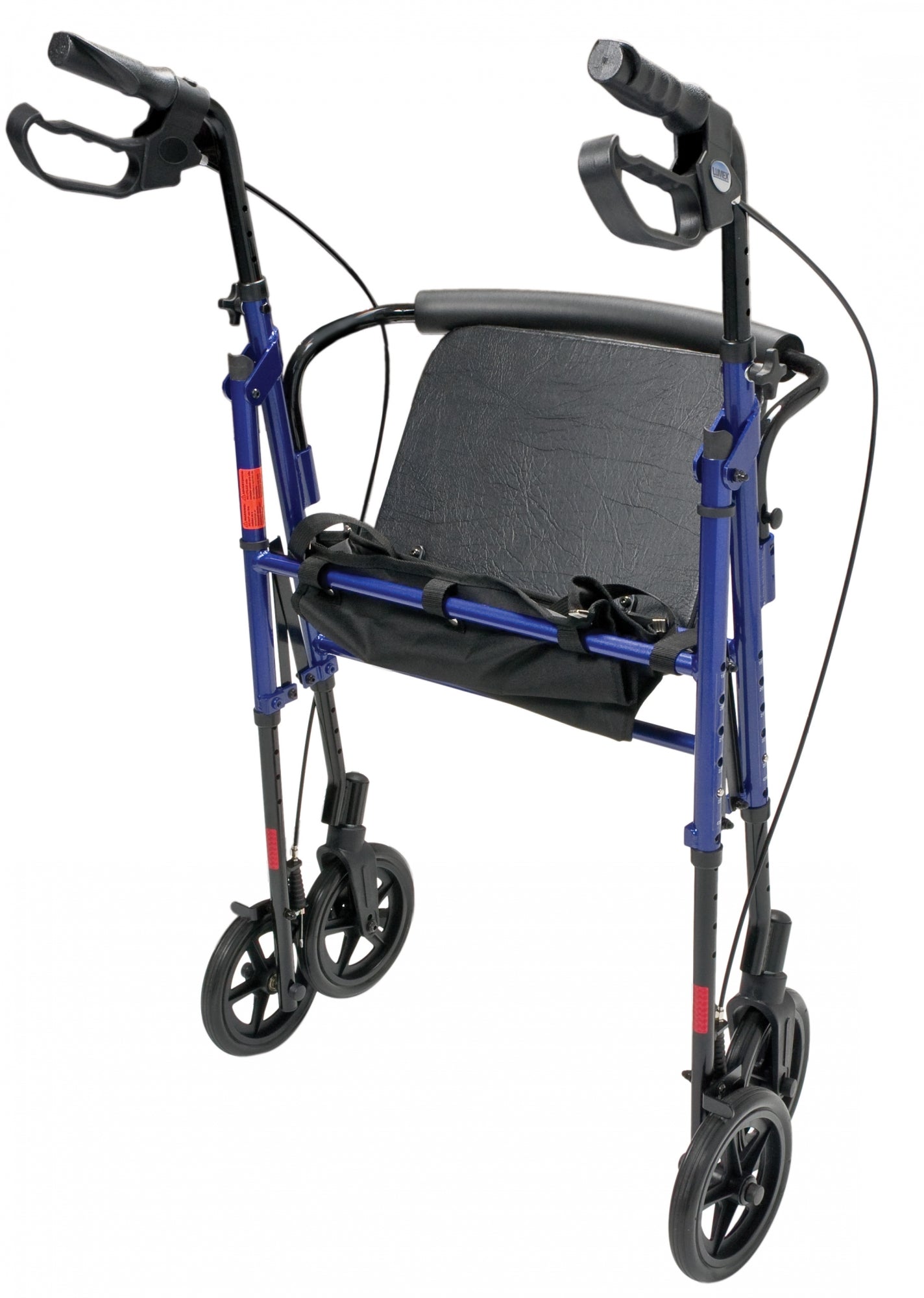 Lumex, Set n’ Go, Wide Height Adjustable Rollator (RJ4718B), Blue
