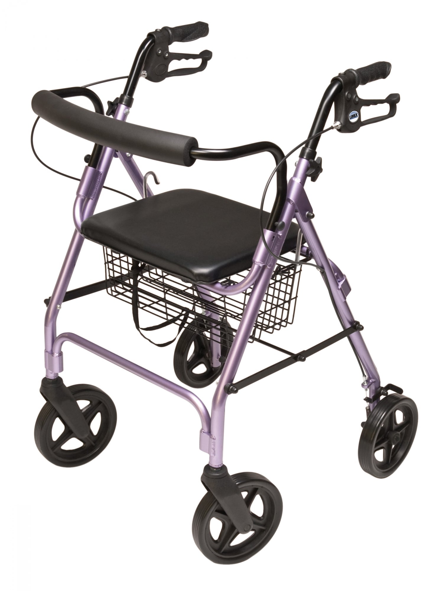 Lumex, Walkabout Four-Wheel Contour Deluxe Rollator (RJ4805L), Lavender