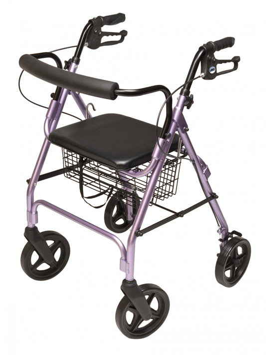 Lumex, Walkabout Four-Wheel Contour Deluxe Rollator (RJ4805L), Lavender