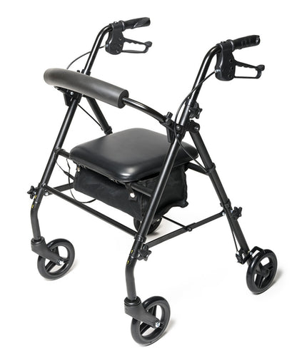 Lumex Walkabout Steel Knock Down Rollator Black medical supply
