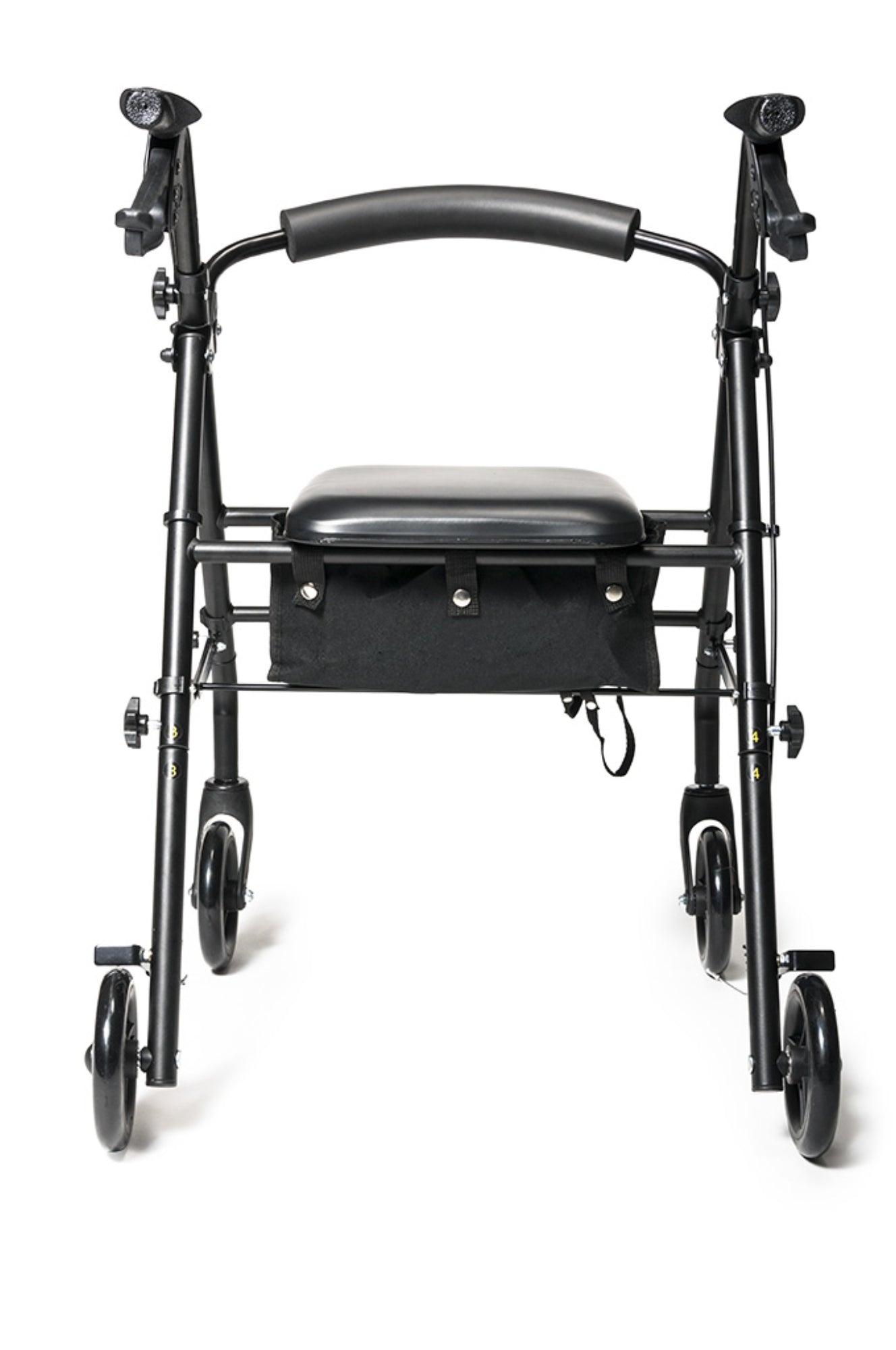 Lumex Walkabout Steel Knock Down Rollator Burgundy medical supply