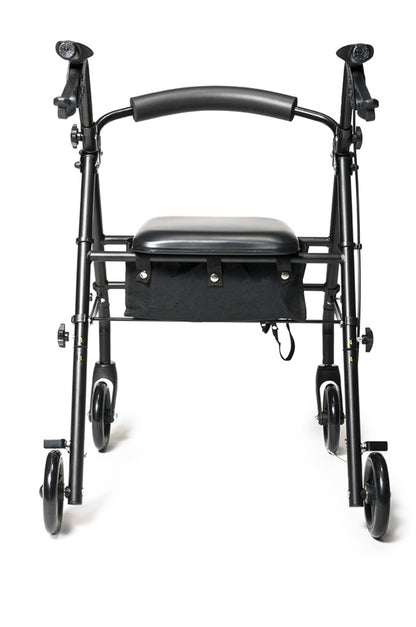 Lumex Walkabout Steel Knock Down Rollator Burgundy medical supply