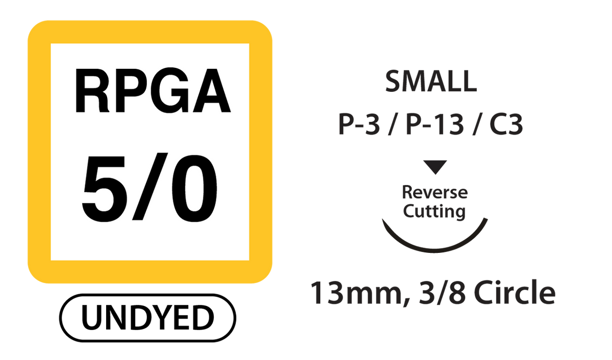 UNIFY Rapid PGA Suture 5-0 18" 13mm 3/8 R/C S-K518R13 medical supply