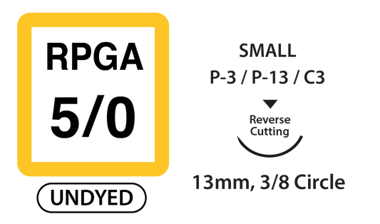 UNIFY Rapid PGA Suture 5-0 18" 13mm 3/8 R/C S-K518R13 medical supply
