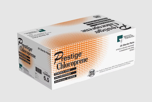 Innovative Series 134 Prestige Size 5.5 Chloroprene Sterile Surgical Gloves 25 pr/bx 4 bx/cs medical supply