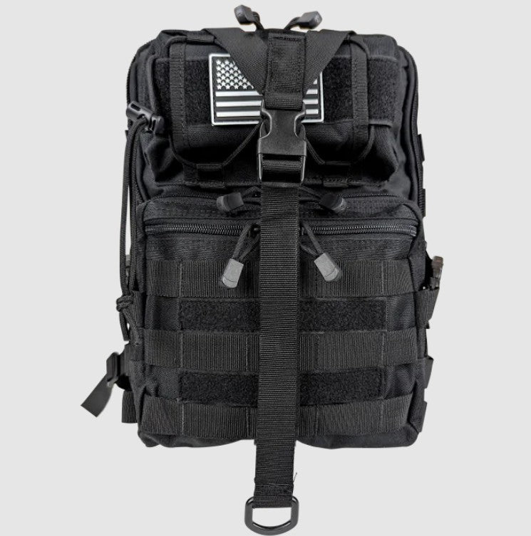 Kemp USA Tactical Sling Backpack Bag 10-133-BLK medical supply
