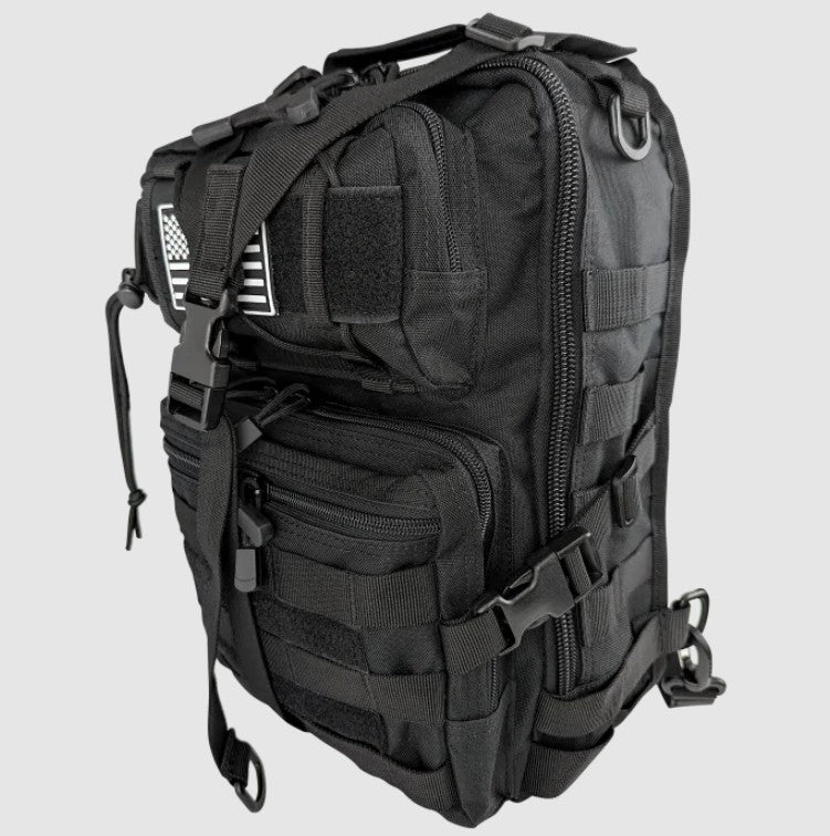 Kemp USA Tactical Sling Backpack Bag 10-133-BLK medical supply