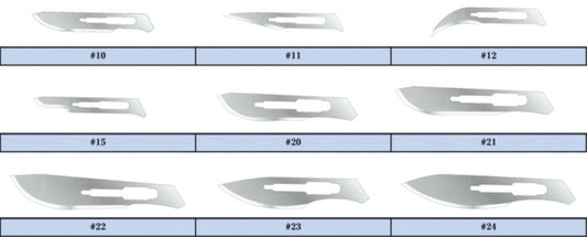 Feather Sterile Stainless Steel Surgical Blades Size 11 Box medical supply